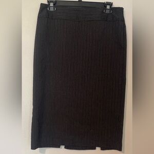 Candie's Elegant Black Striped Pencil Skirt